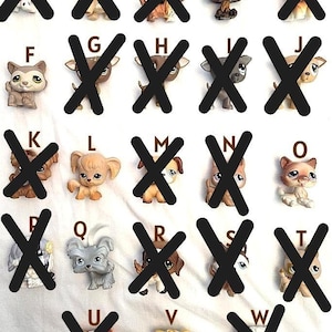Lot 6 Littlest Pet Shop Greyhound 1585 507 2526 875 498 2041 Dog LPS