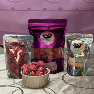 Freeze Dried Candy - Gummi Dorks berry flavor.