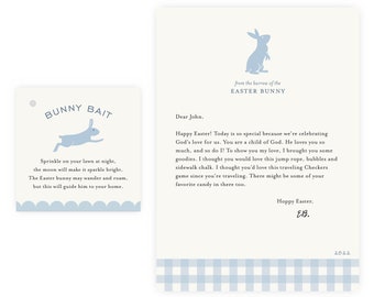 Bunny Bait and Easter Bunny Letter | Easter Printable | Digital Download