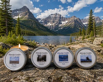 MONTANA SAMPLER (four 2-oz soy candles)