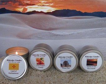 NEW MEXICO SAMPLER (four 2-oz soy candles)