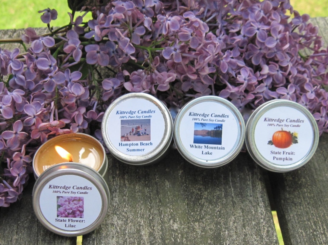 NEW HAMPSHIRE SAMPLER four 2oz Soy Candles Etsy