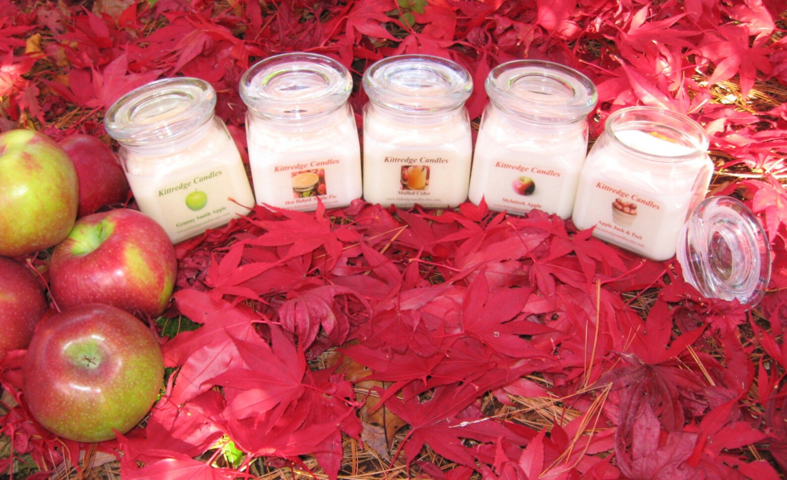 APPLE LOVERS COLLECTION One 10oz Soy Jar Candle Etsy