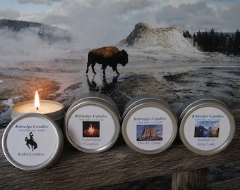 WYOMING SAMPLER (four 2-oz soy candles)