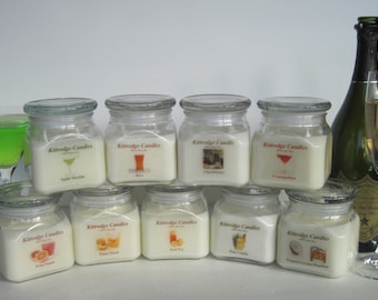 COLD DRINKS for a Hot Night - 10oz Soy Jar Candle