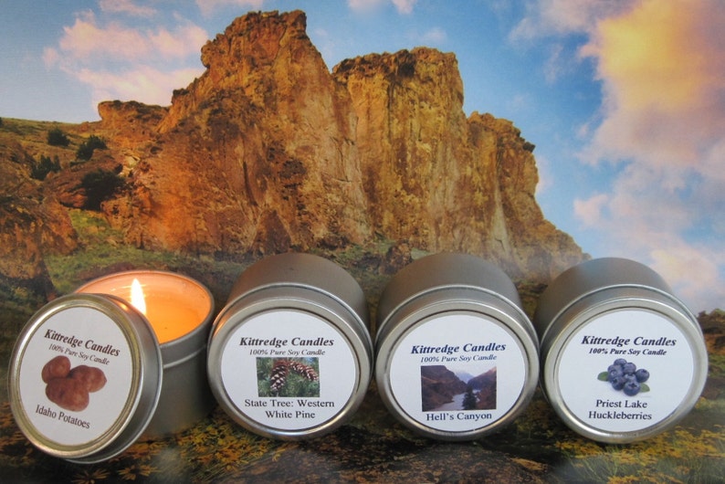IDAHO SAMPLER (four 2-oz soy candles) immagine 2