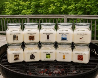 DAD COLLECTION: One 10-oz Soy Jar Candle