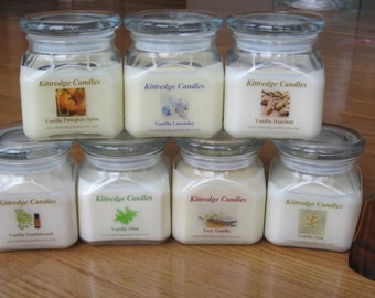 VANILLA COLLECTION: One 10-oz Soy Jar Candle