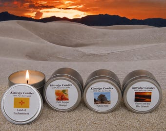NEW MEXICO SAMPLER (four 2-oz soy candles)