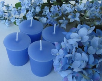 BLUE HYDRANGEA (4 votives)