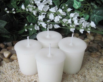 LILY of THE VALLEY (4 votives)