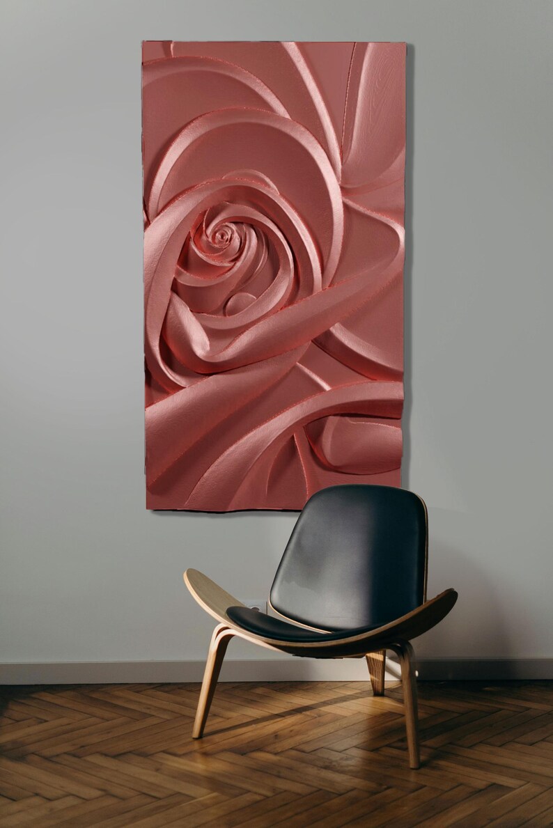 Rose 3D STL Model: CNC Router Art Relief Carving (digital File) - Etsy