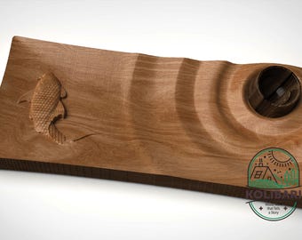 Sushi Plate and Souce Bowl Stl CNC Router Files For Wood Tray