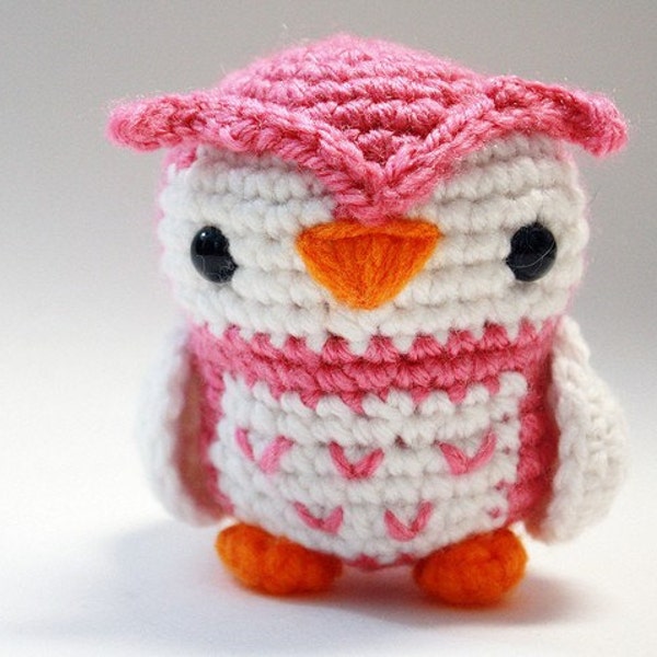 Pink Owl Amigurumi