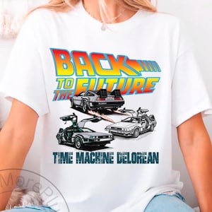 デロリアン タイムマシン PNG | レトロ SF クリップアート (デジタルダウンロード)