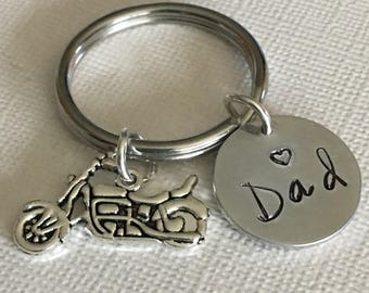 Motorcycle keychain | Etsy