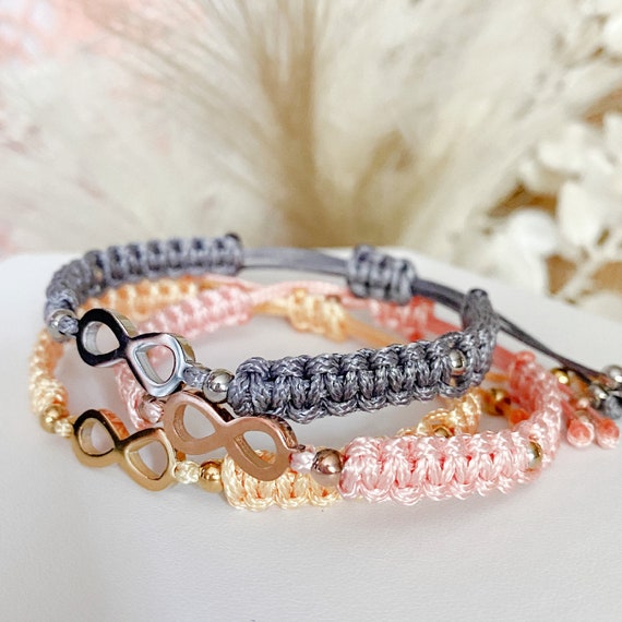 Braided Bracelet Infinity Friendship Bracelet Pattern Infinity