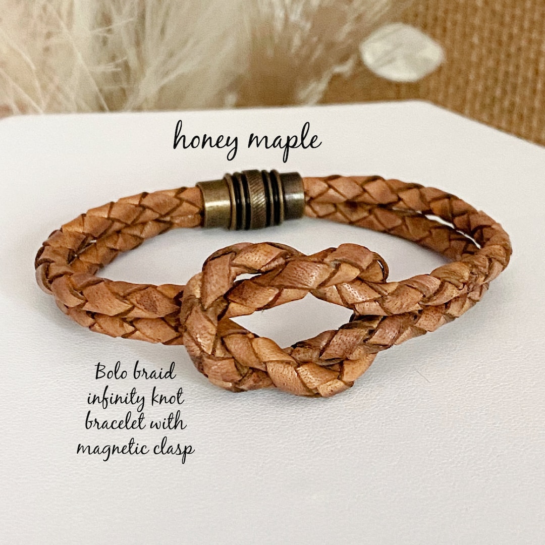 Bracelet Patterns Diy Braided Leather Bracelet Adjustable Mystery
