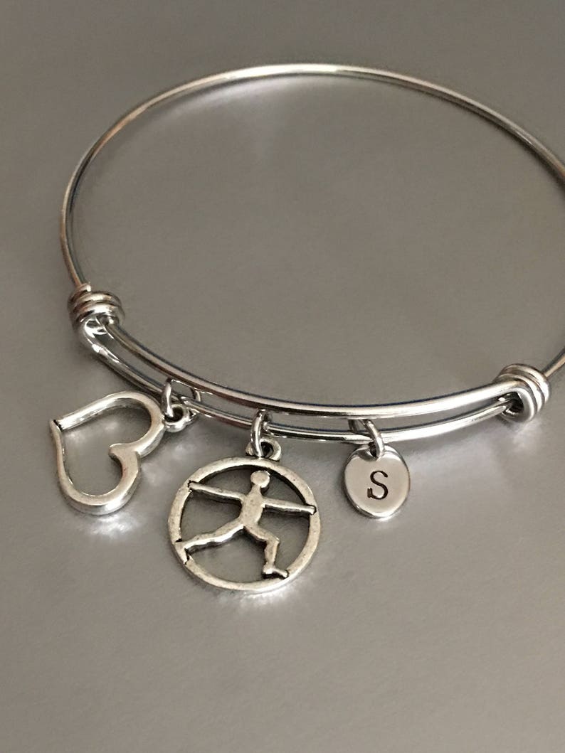Personalized jewelry,Jewelry,Charm bracelet,Gift Yoga bracelet,Yoga charm,Monogram,gift for her Yoga jewelry Bracelet,Friendship bracelet