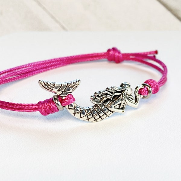 Under the sea mermaid bracelet, Beach Jewelry, Mermaid party gift, Friendship bracelet