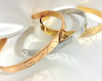 God is greater than the highs and lows cuff bracelet, Religious jewelry confirmation gift, Christian jewelry for men and women