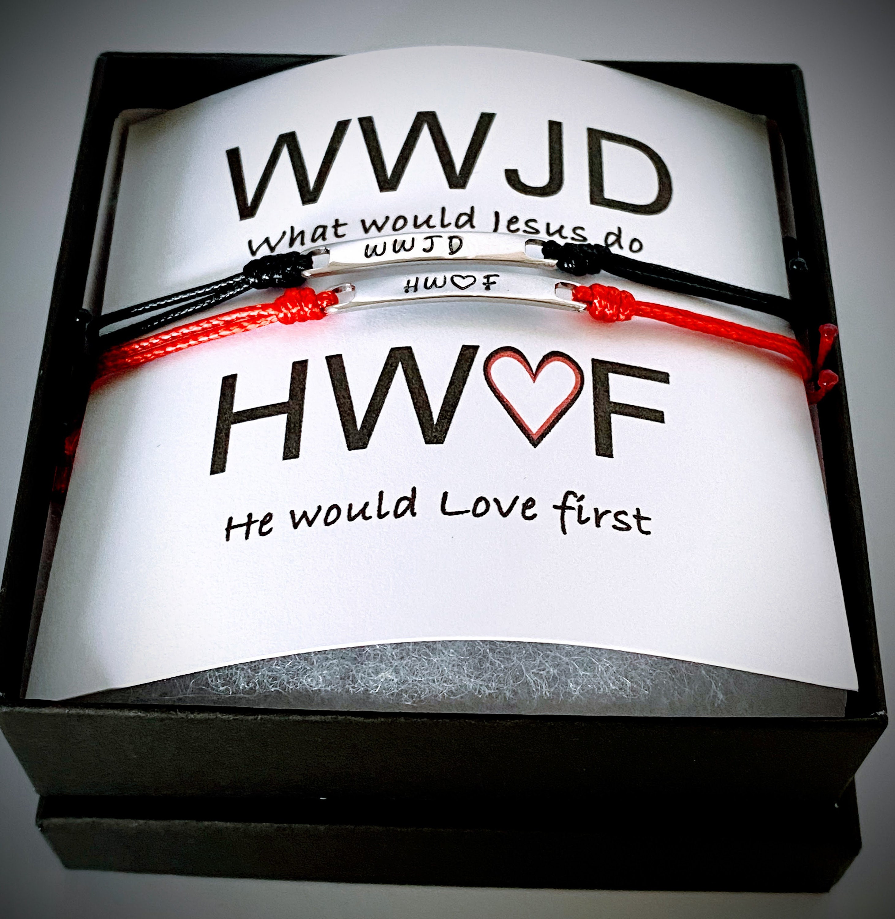 What would Jesus do bracelet He would love first bracelet Etsy.de