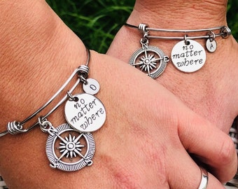 Best friend bracelet set long distance friendship bracelets, Matching bracelets