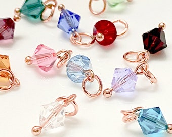 Swarovski Bicone Birthstone Crystals, Jewelry Making, 6mm