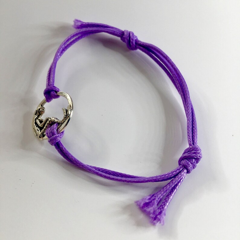gift for her Friendship Bracelet mermaid Slide Bracelet love mermaids Mermaid bracelet friendship gift Charm Bracelet dainty bracelet