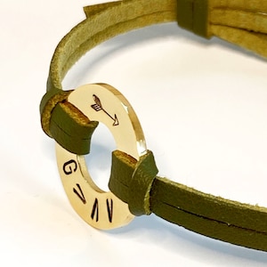 God is greater than the highs and lows hand stamped bracelet, Religious bracelet confirmation gift, Leather christian scripture bracelet.