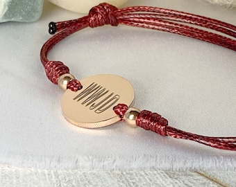 WWJD Bracelet, Engraved Religious Jewelry Confirmation gift