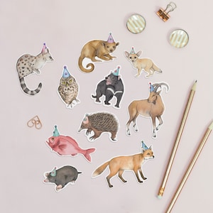 Party Animal sticker set