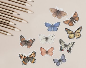 Butterfly animal stickers