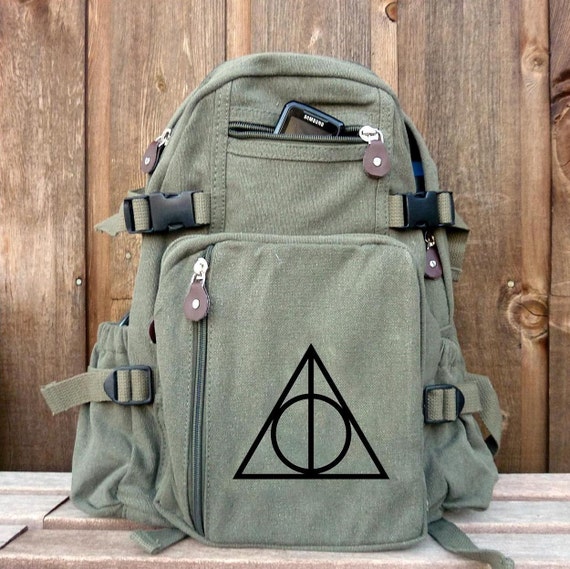 small canvas backpack