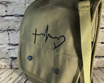 Faith Hope Love - Canvas Messenger Bag