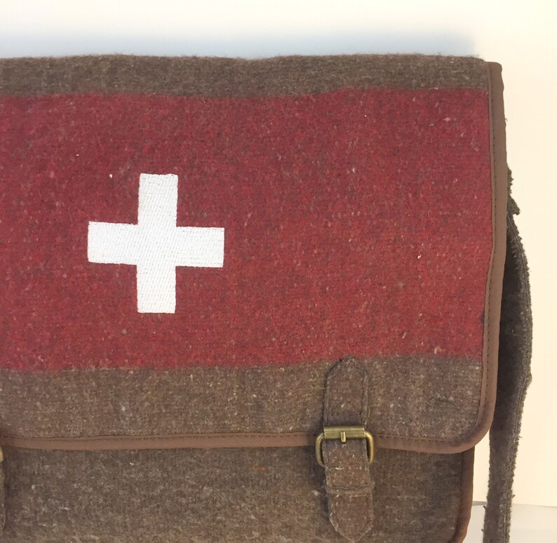 Schweizer Rotes Kreuz Decke Laptop Messenger Bag | Etsy