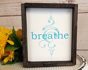 Breathe - Spiritual Zen Wall Art