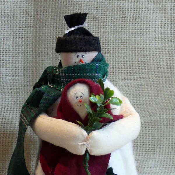 Snow Couple Snowmen