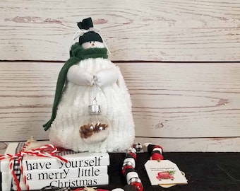 Floppy Snowman Christmas Decor