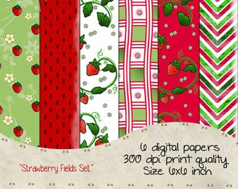 Strawberry Fields - Digital Papers