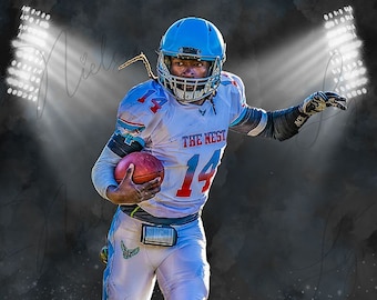 Stadium Run, Football Field Template, Sports Background, Digital Sports Template, Digital Photo Template