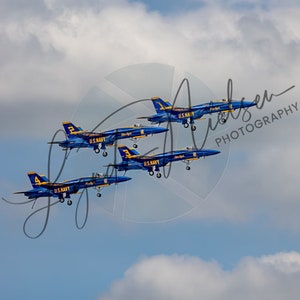 Blue Angels Digital Photography - Fly By - High Quality Digital Download