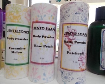 Body Powder, natural body powder, powder, talc free powder, dusting powder, skincare, vegan, moms gift, arrowroot powder, bath powder, gift