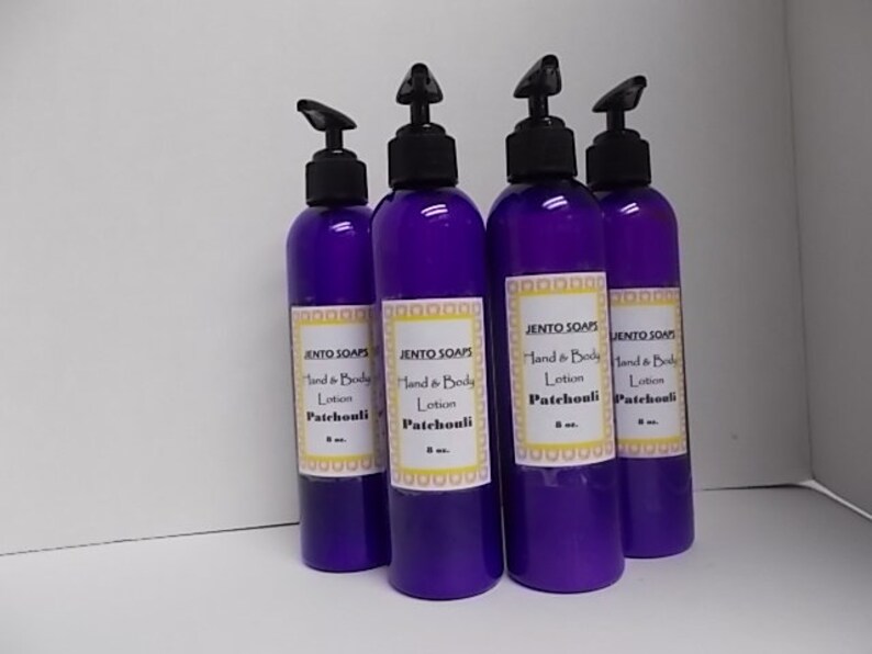 Patchouli Lotion, patchouli homemade lotion, body lotion, hand lotion, paraben free lotion gift for mom, Christmas gift for patchouli lover image 2