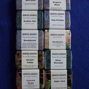 10 soaps-choice-assorted soaps-soap variety pack-her gift-bulk soap-soap bundle-baby shower favors-bar soaps-homemade soaps-bath and body