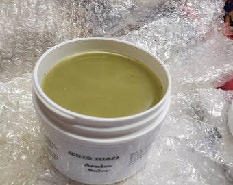 Arnica salve, comfrey large Jar, natural skin care pure essential oils self care skin salve skin balm herbal balm  salve healing salve, spa