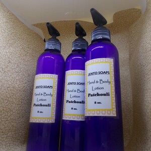 Patchouli Lotion, patchouli homemade lotion, body lotion, hand lotion, paraben free lotion gift for mom, Christmas gift for patchouli lover image 6