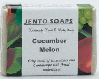 Cucumber Melon scented Soap,homemade soap,hand crafted soap,royalty soap,artisan and specialty soap,self care gift,bath and body,family gift