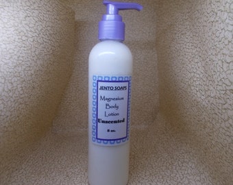 Unscented Magnesium Hand and Body Lotion, Magnesium Body Lotion, Hand and Body Lotion, Mineral Rich, Magnesium Lotion, Gift for friend,spa