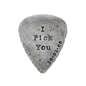 Personalized Sterling Silver Guitar Pick Necklace, Custom Engraved Guitar Pick, Guitarist Gift, Musician Gift for Him, Plectrum Pendant